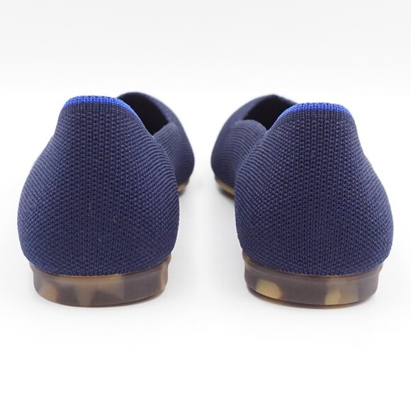 NIB Rothy's "The Point II" Knit Women's Flats in Deep Navy Blue - US Size 6 - Picture 5 of 10